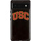 University of Southern California USC Logo Black Distressed Pixel Cases
